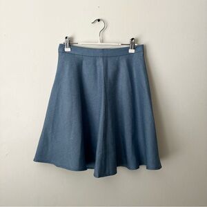 Blue skater skirt